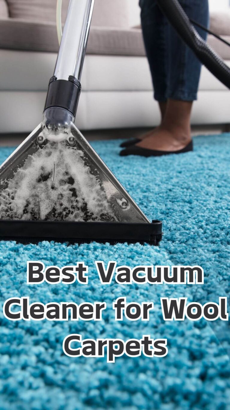 Vacuum cleaner for wool carpets